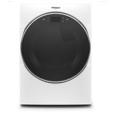 Whirlpool 27 in. 7.4 cu. ft. Front Loading Gas Dryer with 7 Dryer Programs, Sanitize Cycle, Wrinkle Care & Sensor Dry - White | WGD9620HW