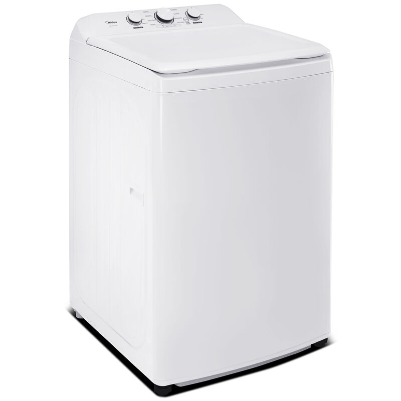 Midea 25 in. 3.9 cu. ft. Top Load Washer with Power Wave 360 Agitator - White, , hires