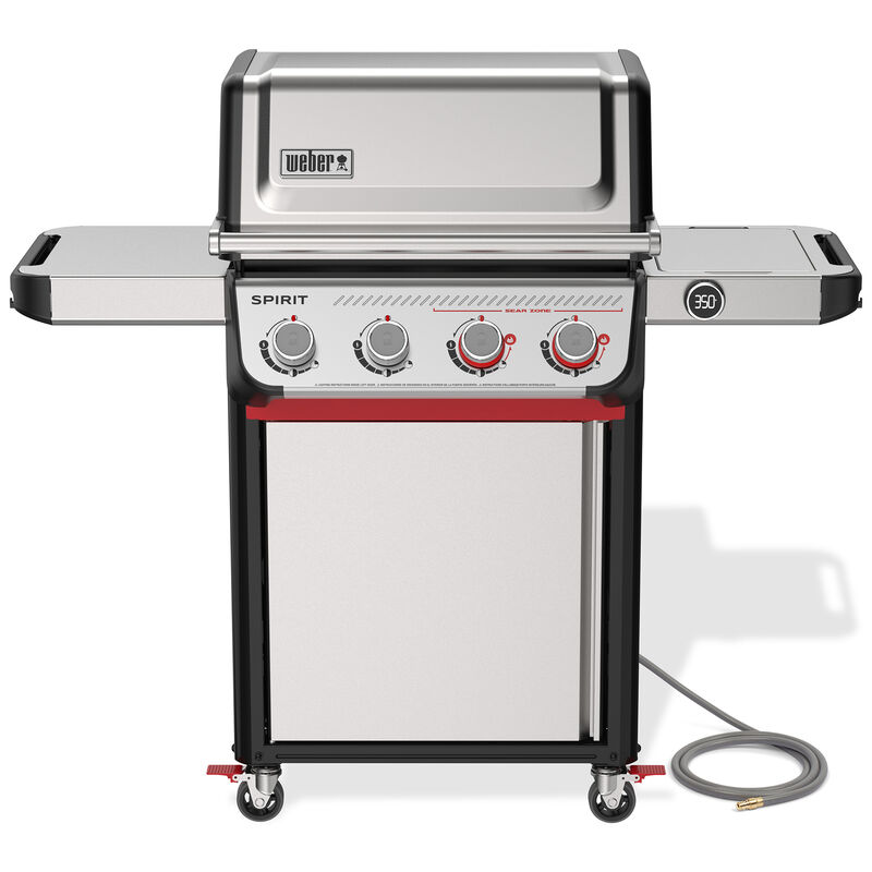 Weber Spirit SP-425 4-Burner Natural Gas Grill with Sear Burner - Stainless Steel, , hires
