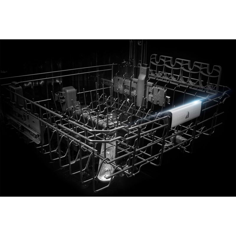 JennAir Rise Series 24 in. Built-In Dishwasher with Top Control, 39 dBA Sound Level, 14 Place Settings, 6 Wash Cycles & Sanitize Cycle - Stainless Steel, , hires