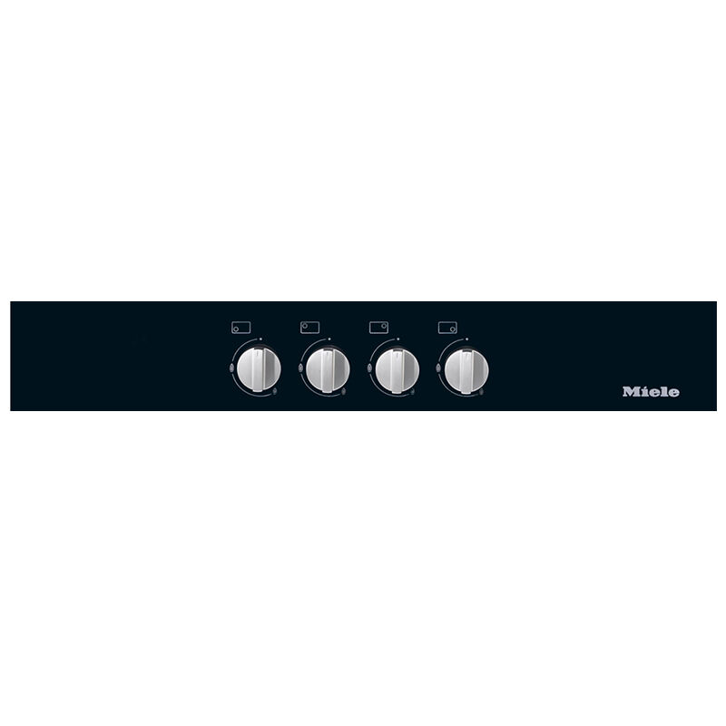 Miele 24 in. 4-Burner Natural Gas Cooktop - Stainless Steel, , hires