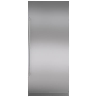 Sub-Zero Designer Series 36 in. Right Hinge Stainless Steel Column Door panel with Tubular Handle | 7025366