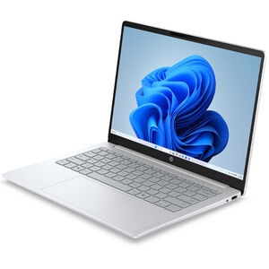 HP OmniBook 3 14 in. Touch Screen Notebook with Copilot, AMD Ryzen 3 30, 2.4 GHz, 4-Core CPU, AMD Radeon 610M GPU, 8 GB RAM, 512 GB SSD, up to 12 Hrs. of Battery Life & Windows 11 Home - Glacier Silver, , hires