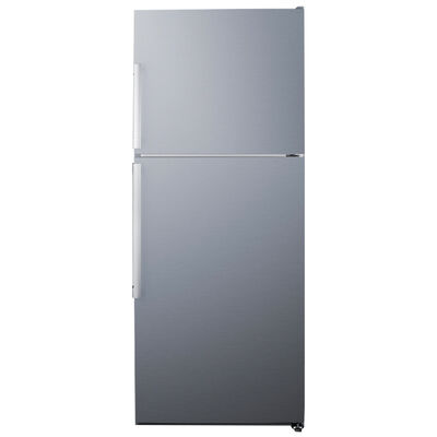 Summit 28 in. 13.6 cu. ft. Counter Depth Top Freezer Refrigerator - Stainless Steel | FF1513SS