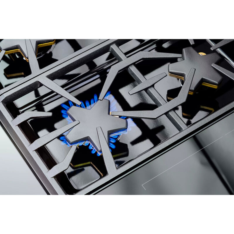 Thermador Pro Grand Professional Series 48 in. 6.5 cu. ft. Smart True European Convection Steam Double Oven Dual Fuel Range with 6 Sealed Burners - Stainless Steel, , hires