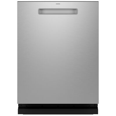GE Profile 24 in. Top Control Smart Dishwasher with 44 dBa Sound Level, 3rd-Rack, Dry Boost & Pocket - Fingerprint Resistant Stainless | PDP715SYVFS