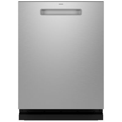 GE Profile 24 in. Smart Built-In Dishwasher with Top Control, 44 dBA Sound Level, 16 Place Settings, 6 Wash Cycles & Sanitize Cycle - Fingerprint Resistant Stainless | PDP715SYVFS