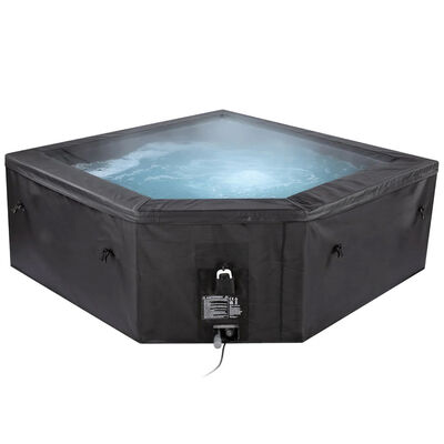 EZLIFE Cabo 4-5 Person Corner Cut Eco Foam Hot Tub | FJN5UL