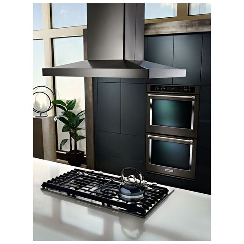 Kitchenaid 36 Range Hood With 600 Cfm Internal Blower Black P C Richard Son