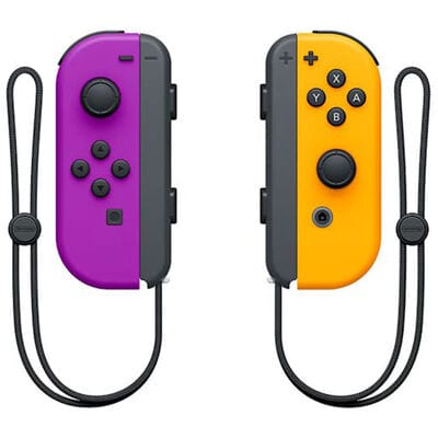 Nintendo Neon Purple / Neon Orange Joy-Con (L-R) for Nintendo Switch | HACAJAQAA