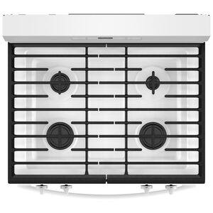 Whirlpool 30 in. 5.0 cu. ft. Oven Freestanding Natural Gas Range with 4 Sealed Burners - White, White, hires