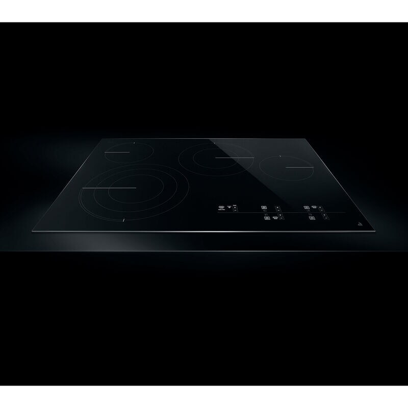 JennAir Oblivian Glass 30 in. 4-Burner Electric Cooktop with Simmer Burner & Power Burner - Stainless Steel, , hires