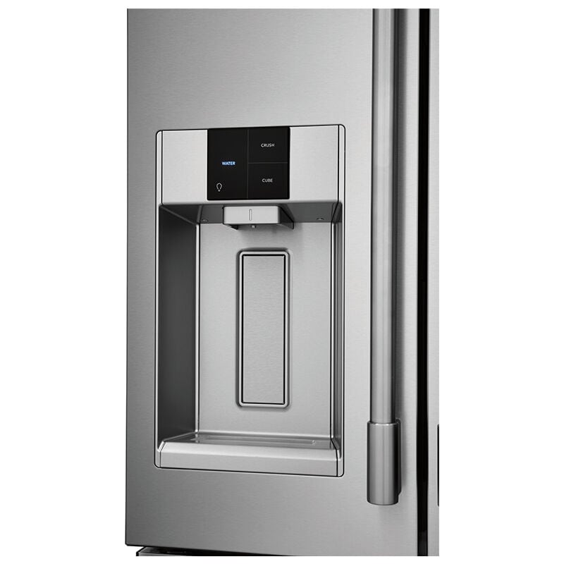 Frigidaire Professional 36 in. 21.4 cu. ft. Counter Depth 4-Door French Door Refrigerator with Ice & Water Dispenser - Stainless Steel, , hires