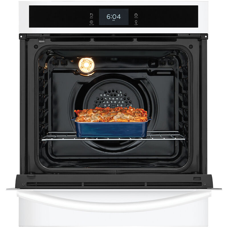 Frigidaire Gallery 24 in. 2.8 cu. ft. Electric Wall Oven with True European Convection & Self Clean - White, White, hires