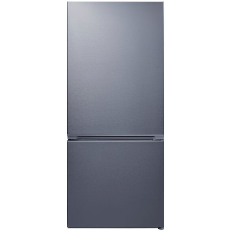 Summit 30 in. 16.1 cu. ft. Counter Depth Bottom Freezer Refrigerator with Ice Maker - Stainless Steel, , hires