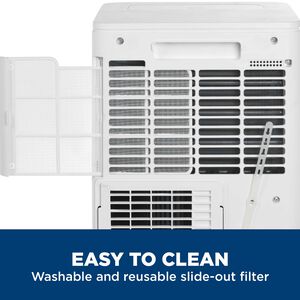 GE 8,000 BTU (5,300 BTU DOE) Portable Air Conditioner with 2 Fan Speeds, Sleep Mode and Remote Control - White, , hires