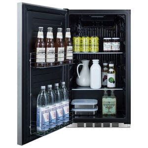 Summit 19 in. 3.1 cu. ft. Left-Hinged Undercounter Refrigerator - Custom Panel Ready, , hires