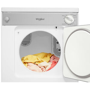 Whirlpool 24 in. 3.4 cu. ft. Stackable Compact Electric Dryer with Flexible Installation & Sensor Dry - White, , hires
