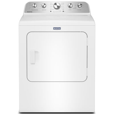 Maytag Pet Pro 29 in. 7.0 cu. ft. Electric Dryer with Sensor Dry & Steam Cycle - White | MED5605RW