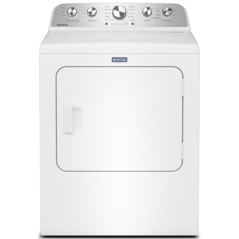 Maytag Pet Pro 29 in. 7.0 cu. ft. Electric Dryer with Sensor Dry & Steam Cycle - White, White, hires
