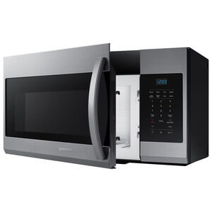 Samsung 30" 1.7 Cu. Ft. Over-the-Range Microwave with 10 Power Levels & 300 CFM - Stainless Steel, Stainless Steel, hires