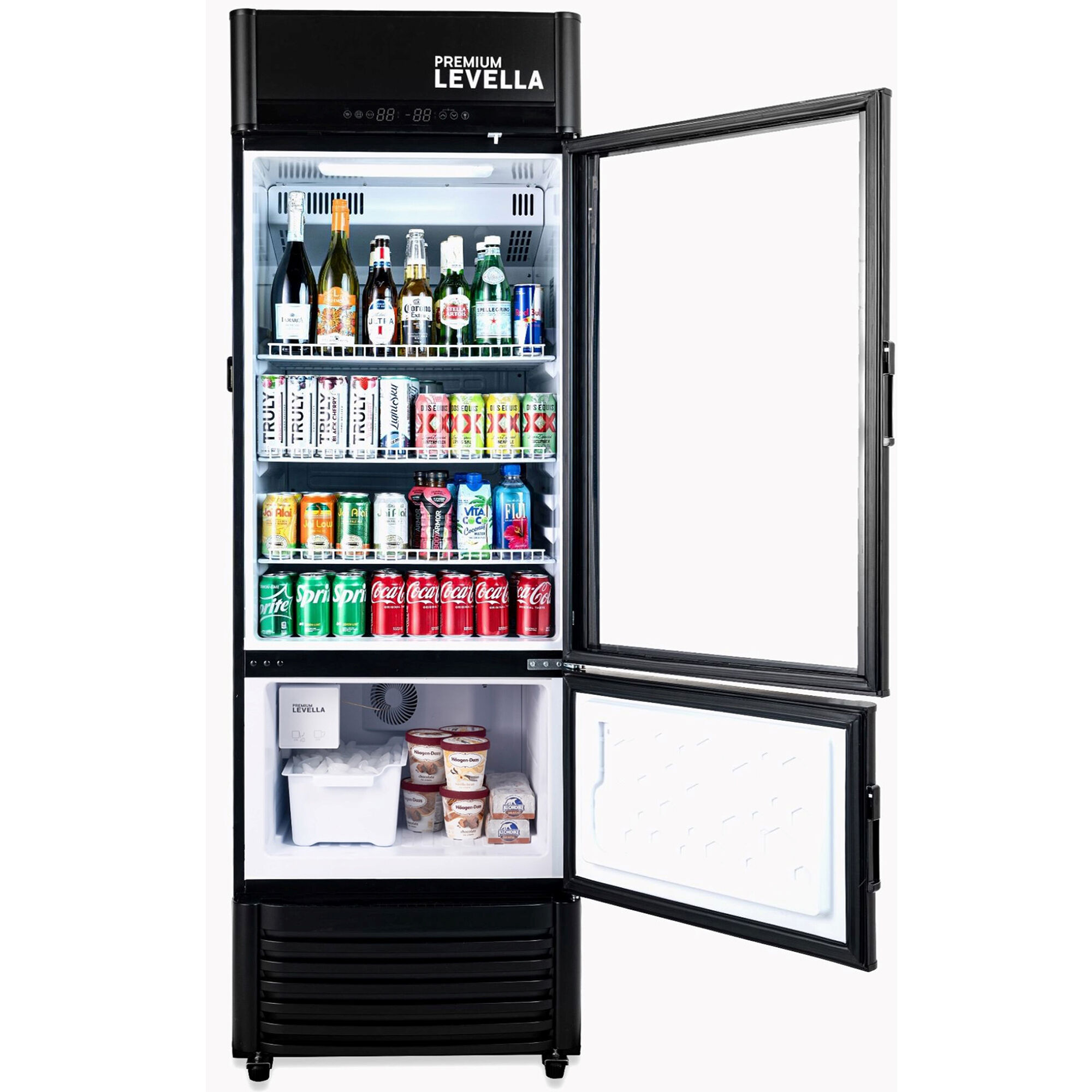 Premium Levella 26 in. 12.5 cu. ft. Beverage Center with