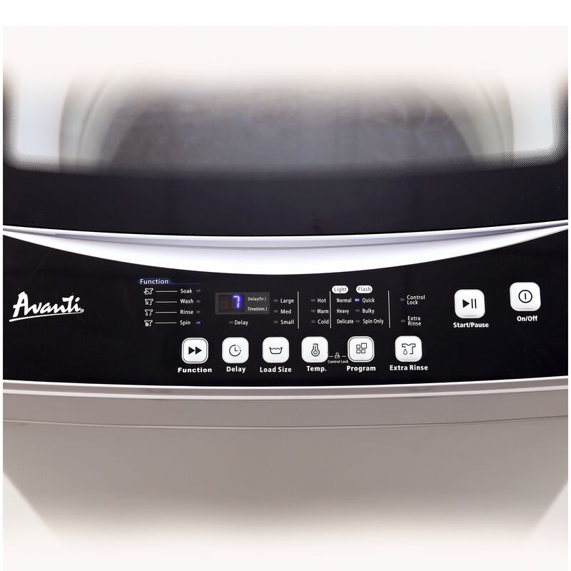 Avanti 20 in. 1.6 cu. ft. Portable Washer with Auto-power off - White, , hires