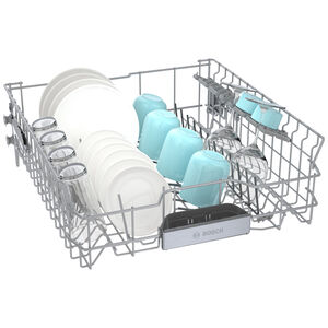 Bosch 500 Series 24 in. Smart Built-In Dishwasher with Top Control, 44 dBA Sound Level, 16 Place Settings, 8 Wash Cycles & Sanitize Cycle - Stainless Steel, , hires