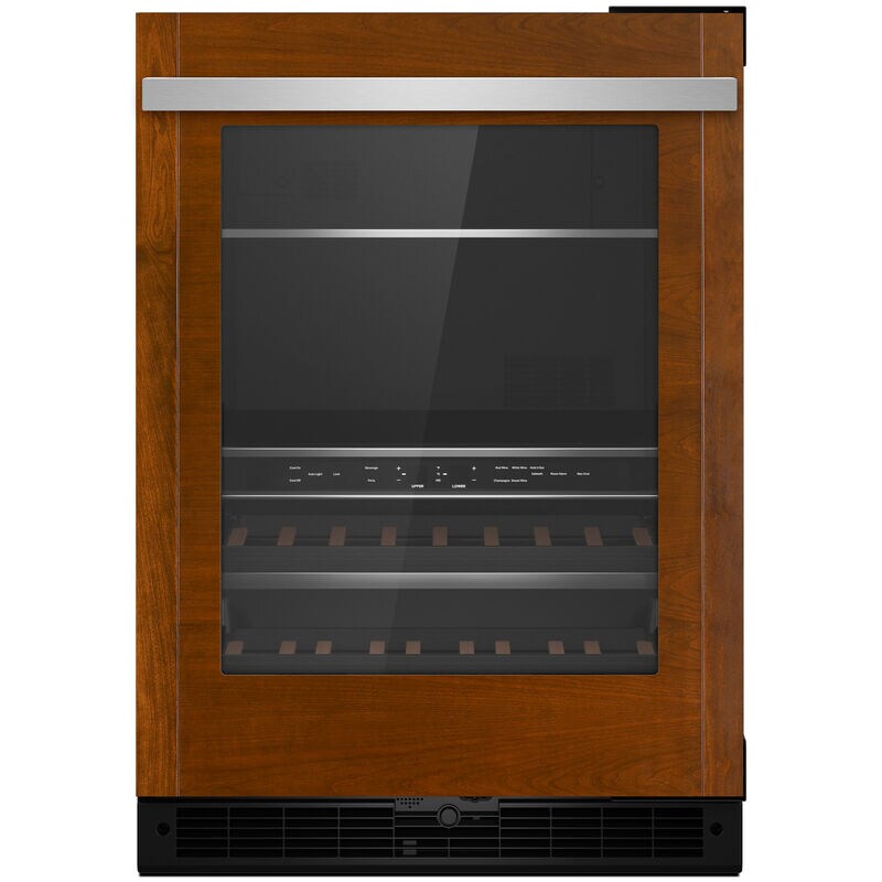JennAir 24 in. 5.0 cu. ft. Built-In Beverage Center with Fixed Shelves & Digital Control Right Hinged - Custom Panel Ready, , hires