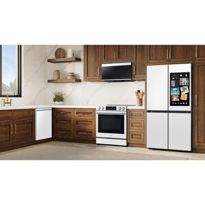 Samsung Bespoke 24 in. Top Control Smart Dishwasher with 38 dBA Sound Level, 3rd-Rack, Smart Dry with AutoRelease Door & Pocket Handle - White Glass, , hires