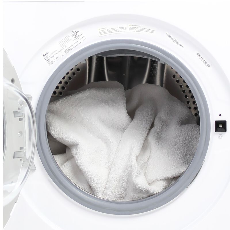 Avanti 24 in. 2.2 cu. ft. Stackable Front Load Washer with Sanitize & Steam Cycle - White, , hires