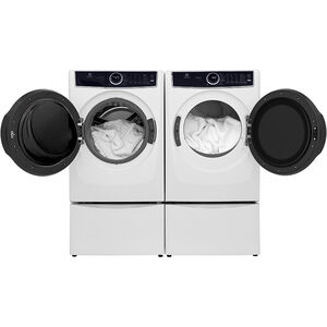 Electrolux 600 Series 27 in. 8.0 cu. ft. Stackable Electric Dryer with Balance Dry, Instant Refresh, Perfect Steam & Sanitize Cycle - White, White, hires
