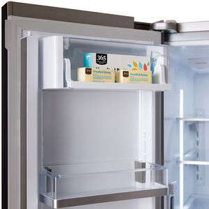 Viking 3 Series 36 in. 19.9 cu. ft. Counter Depth French Door Refrigerator with Internal Water Dispenser - Stainless Steel, , hires