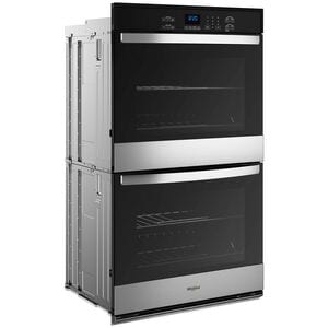 Whirlpool 30 in. 10 cu. ft. Top Control Electric Double Wall Oven - Stainless Steel, , hires