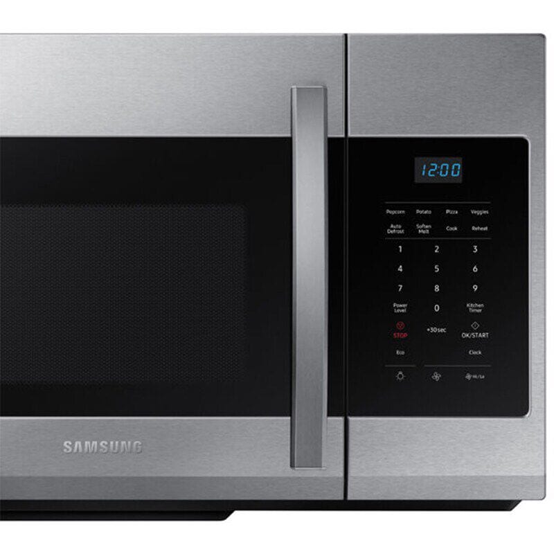 Samsung 30 in. 1.7 cu. ft. 1000W Over-the-Range Microwave with 300 CFM - Stainless Steel, Stainless Steel, hires