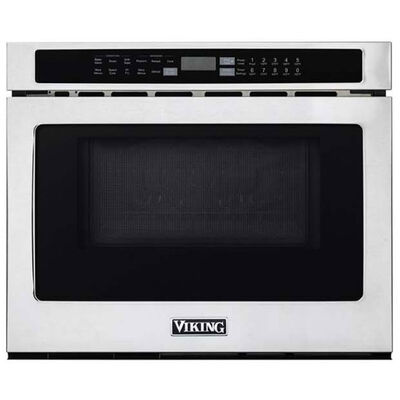 Viking 5 Series 24 in. 1.4 cu. ft. Microwave Drawer with 11 Power Levels & Sensor Cooking Controls - Stainless Steel | VMODC5240SS