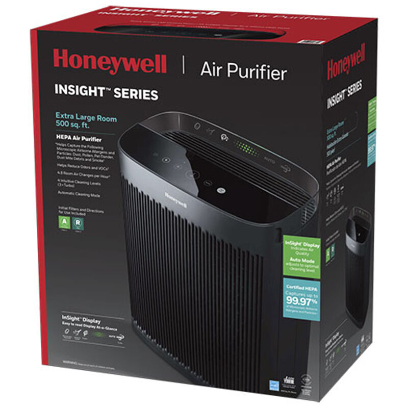 Honeywell InSight Series HEPA Home Air Purifier for Extra Large Rooms - Black, , hires