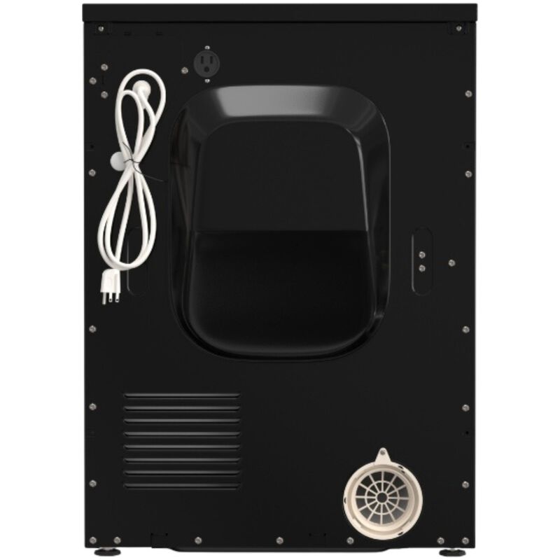 Equator Premium Compact 24 in. 3.1 cu. ft. Stackable Electric Dryer with Sensor Dry & Sanitize Cycle - Black, , hires