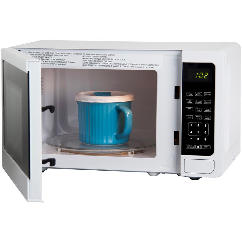 Avanti 18 in. 0.7 cu. ft. 700W Countertop Microwave - White, White, hires