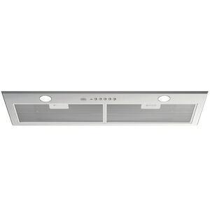 Bertazzoni 36 in. Standard Style Range Hood with 4 Speed Settings, 560 CFM, Ducted Venting & 2 LED Lights - Stainless Steel, , hires