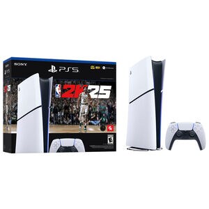 Sony - PlayStation 5 Slim Console Digital Edition (PS5) - NBA 2K25 Bundle, , hires