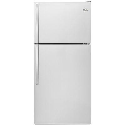 Whirlpool 30 in. 18.2 cu. ft. Top Freezer Refrigerator - Stainless Steel | WRT318FZDM