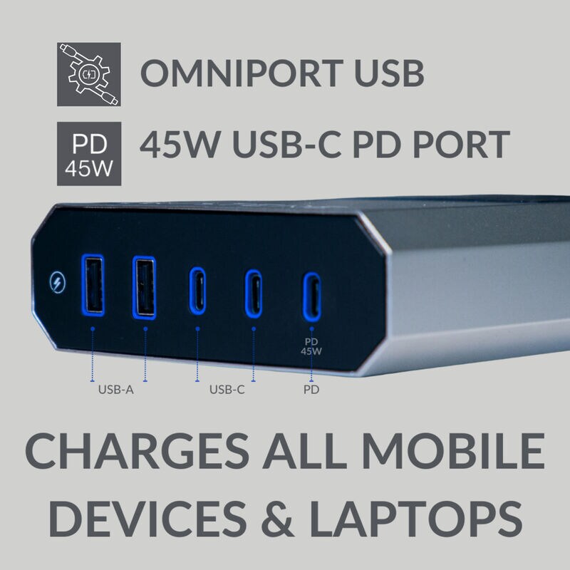 Austere V Series 8-Outlet 3,000 Joules Surge Protector with Fast Charging USB, , hires