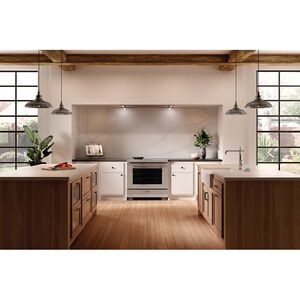 Wolf 48 in. Standard Style Range Hood, Convertible Venting & 2 LED Lights - Stainless Steel, , hires
