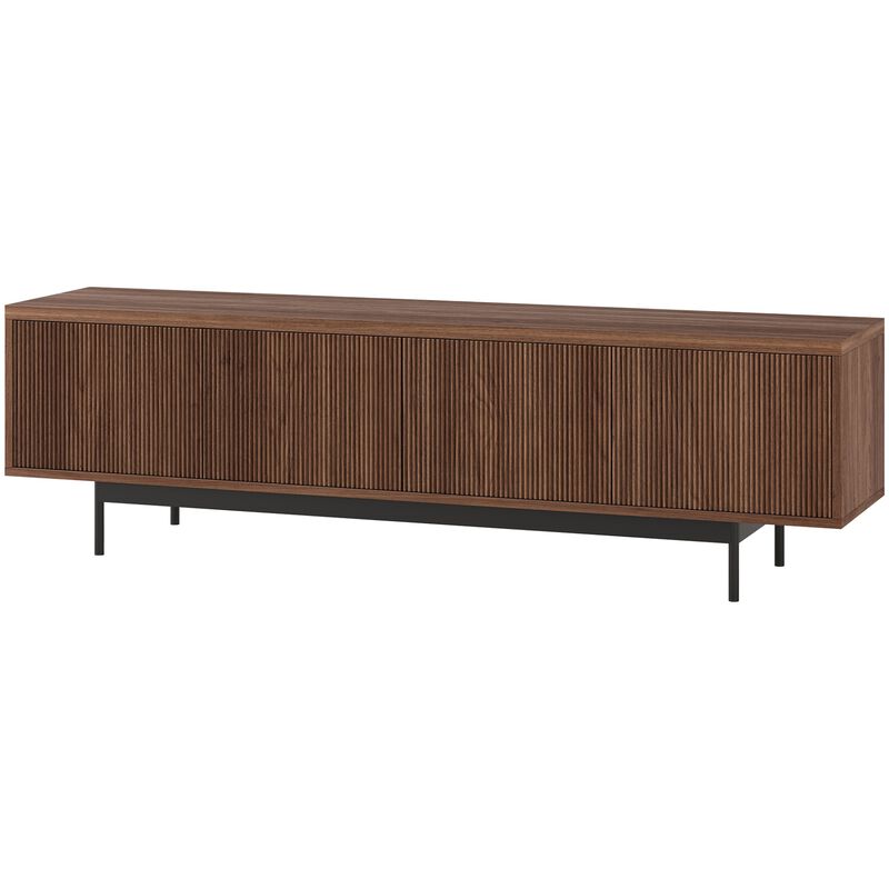 Preston & Cole Everett 70" Wide TV Stand for TVs up to 75" - Satin Walnut, , hires