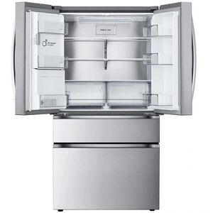 LG 36 in. 24.5 cu. ft. Smart Counter Depth 4-Door French Door Refrigerator with Ice & Water Dispenser - PrintProof Stainless Steel, , hires