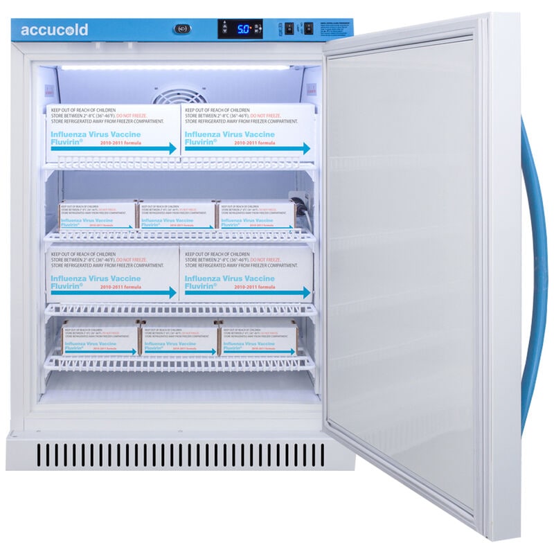 Summit Pharma-Vac Series 24 in. 6.0 cu. ft. Compact Freezerless Refrigerator for Medical Use - White, , hires