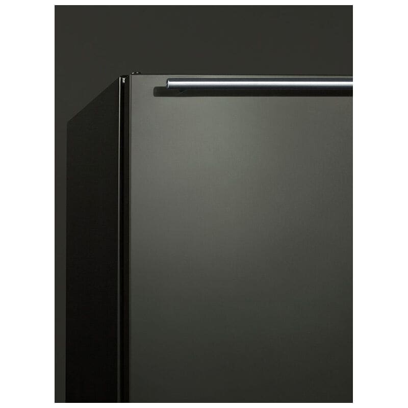 Summit 24 in. 4.8 cu. ft. Undercounter Refrigerator - Black Stainless Steel, , hires