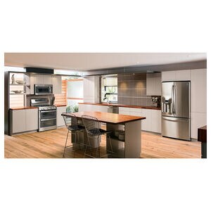 GE Profile 30 in. 1.7 cu. ft. 925W Over-the-Range Microwave with 300 CFM, Convection & Sensor Cooking - Stainless Steel, , hires