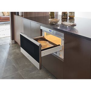 Wolf 24 in. 1.2 cu. ft. 950W Drawer Microwave with Sensor Cooking - Stainless Steel, , hires